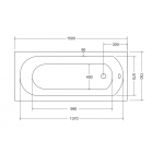 Besco Intrica Slim 150x75, 160x75, 170x75